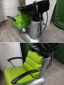 barber chair ceramic sink quick sell
