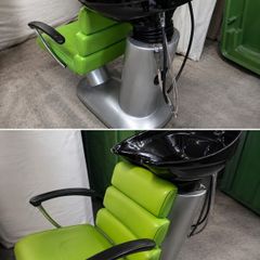 barber chair ceramic sink quick sell
