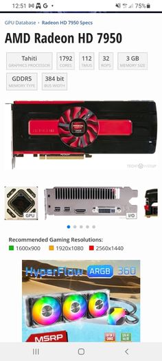 Amd Radeon Hd 7950 Graphics Card