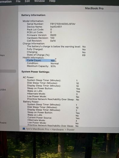 Macbook Pro 16 2021 M1 500ssd 16gbs like new