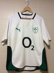 Ireland Rugby Jersey. Season 2009-2011. Official Puma Mens Alternate / Away Jersey. Authentic Original From 2008. Not A Modern Day Remake.