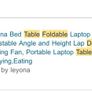 Foldable bed table Image 4