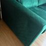 Large 2 seater velvet sofa Image 3