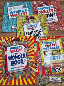 5 x Where's Wally books