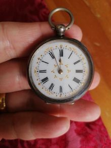 Vintage Silver Pocket Watch