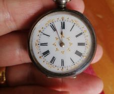 Vintage Silver Pocket Watch
