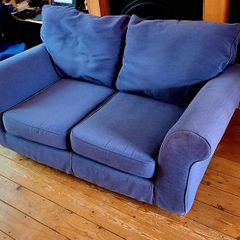 2 Seater sofa blue