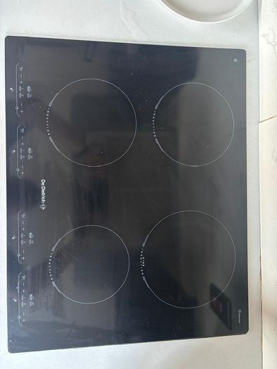 Electric double oven and hob