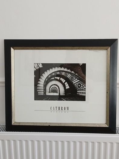 Jeff Cathrow Dixieme Black and White Architectural Print