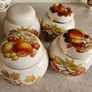 Set of stunning vintage lidded jars Image 8