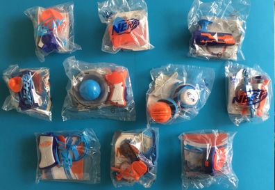 Hasbro 2017 Nerf toys (made for McDonald's) full collection new and sealed