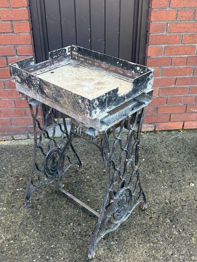 cast iron antique table