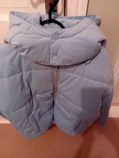 Stunning Benetton Jacket - Light Blue - Size XS Fits UK 10, 12 - BNWT RRP 159
