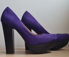 Purple Platform Heels