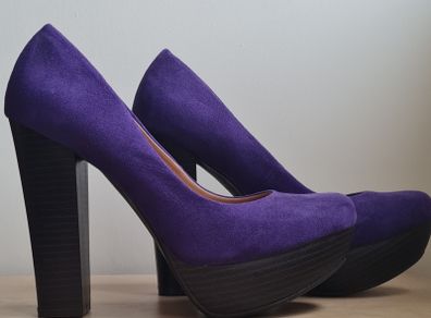 Purple Platform Heels