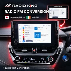 Toyota 11th Gen Japanese Radio to Irish FM Conversion