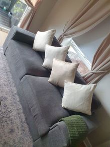 Grey 3 seater