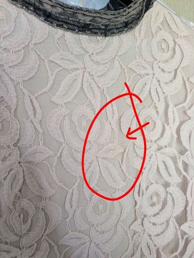 Vintage-style lace mini dress