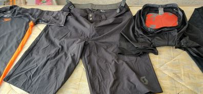 cycling gear and swimming gear some of them knew