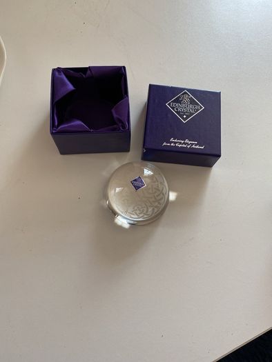 Paperweight- Edinburgh crystal