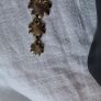 Pilgrim Brown & Cream Flower  Pendant Image 6