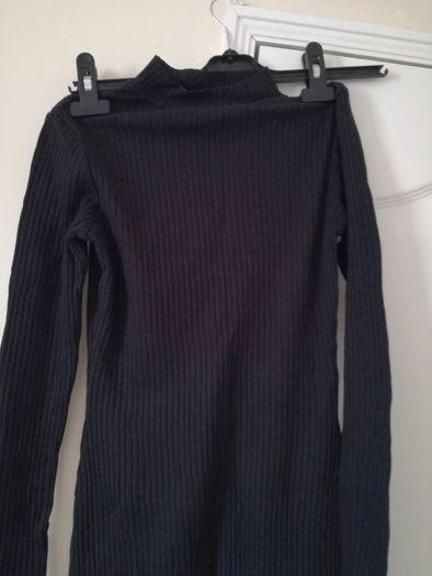River Island Midi Black Dress size UK 8