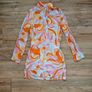Mango Orange Shirt Dress Image 4