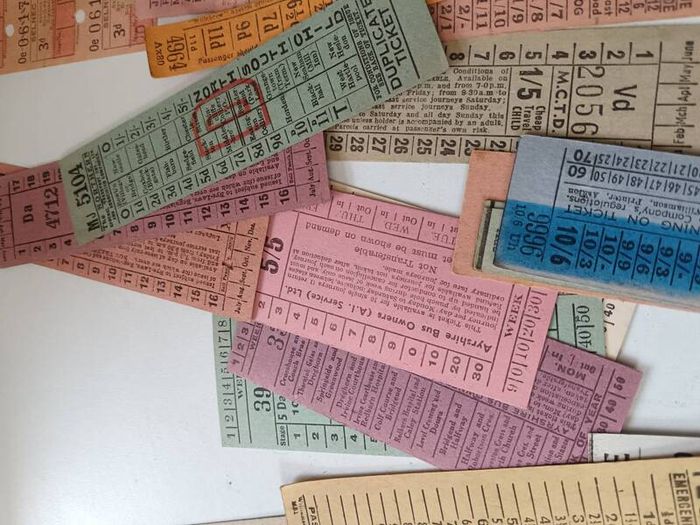 Vintage Transportation Ticket Collection