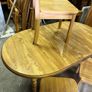 Extendable Dining table and 3 chairs Image 2