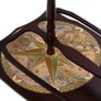 Freestanding Globe Bar Wind Stand Eucalyptus Wood Green Image 6