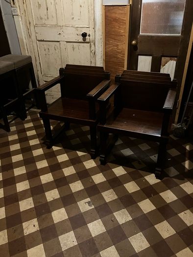 art deco armchairs