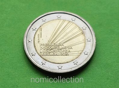 Portugal 2021 year Uncirculated 2 Euro coin.