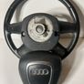 Steering wheel 8R0419091 8P7880201E airbag 4 spokes leather Audi A3 8P 8R 2010 a1l2b34s Image 6