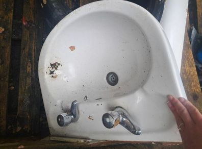 Sinks and shower door