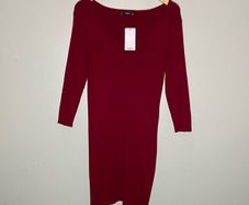 NEW Mango Basics Jumper Dress Size Small UK10