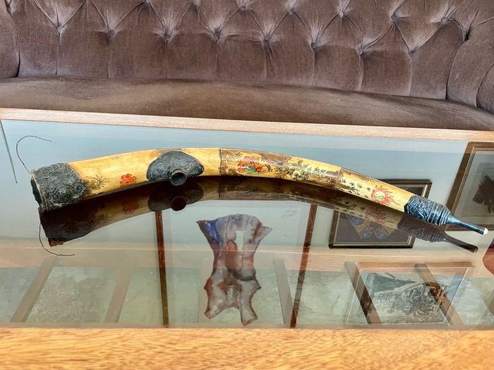 Repro China Ming Guo period 1920s Bone Opium Pipe