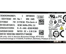 Sk Hynix 512GB M.2 NVMe Gen 4x4 Solid State Drive