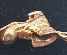 Vintage 9ctgold charm boots