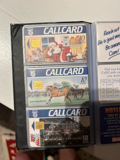 callcards start at 1 euro each most are 2 euro each