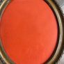 Antique Oval Gold picture frame with decorative rope & twist moulding Image 6