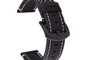 Calf leather watch band, strap 18mm