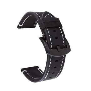 Calf leather watch band, strap 18mm