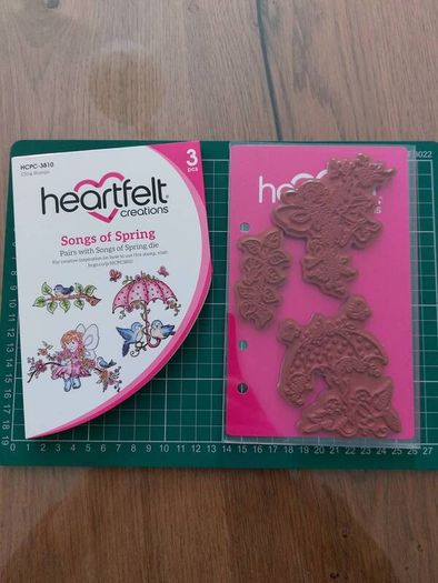 Heartfelt stamps- songs of spring