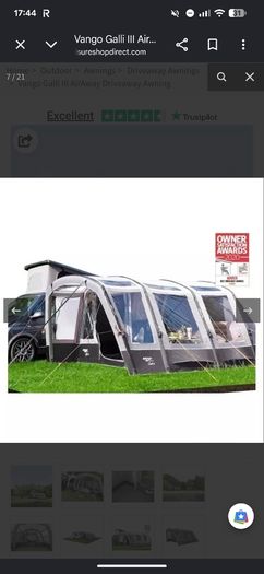 Vango Galli Air III Drive Away Awning