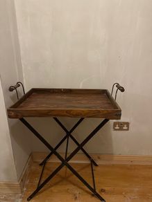 Breakfast Serving Table.