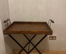 Breakfast Serving Table.