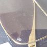CHRISTIAN DIOR LKSA9 CD logo gold trim light blue square frame sunnies Image 10