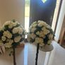 Two artificial cream trees Image 2