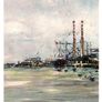 River Liffey, A6 framed print by artist Helen Mathews Image 2