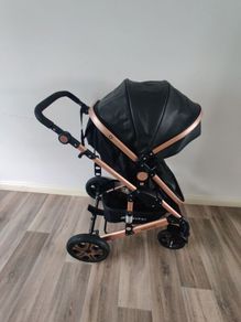 Babyford Pram Pushchair (Black & Rose Gold) Great Condition